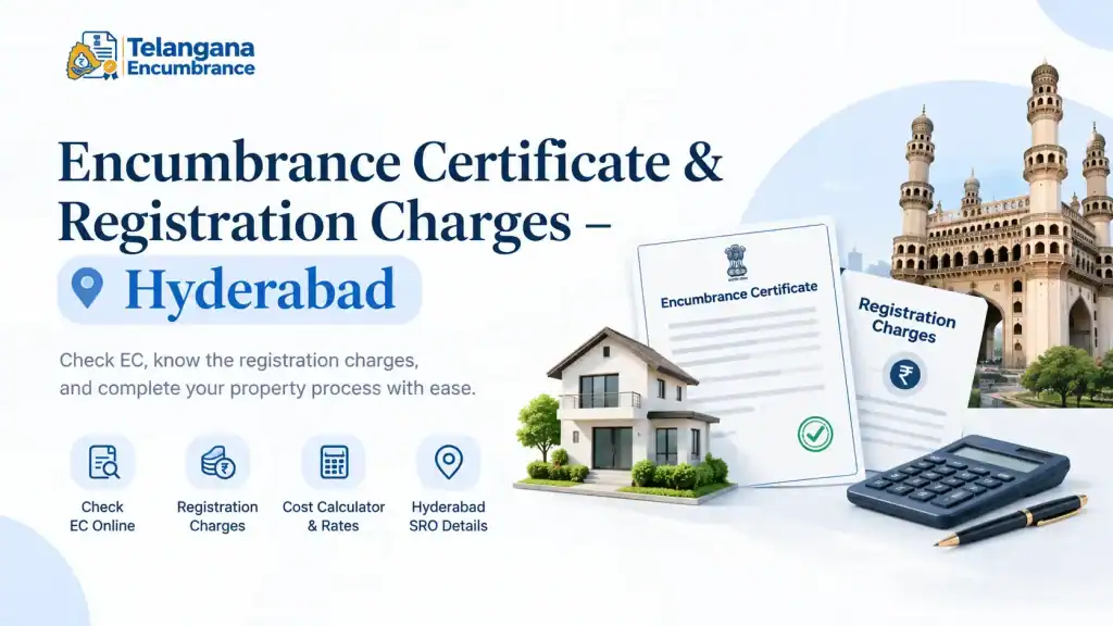 Encumbrance Certificate and Registration Charges in Hyderabad