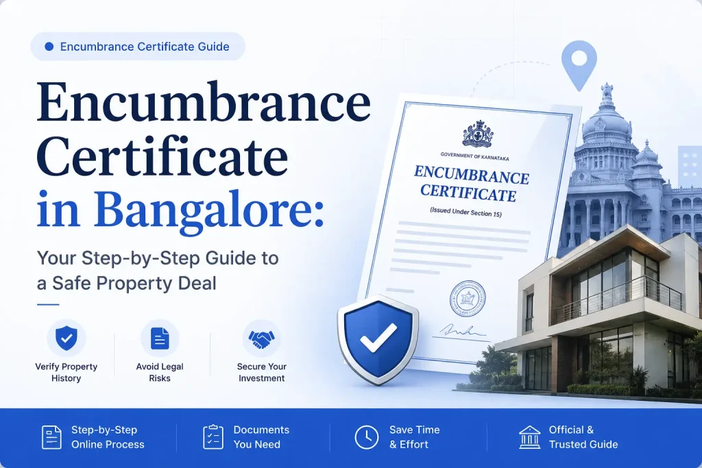 Encumbrance Certificate in Bangalore step-by-step guide for a safe property deal