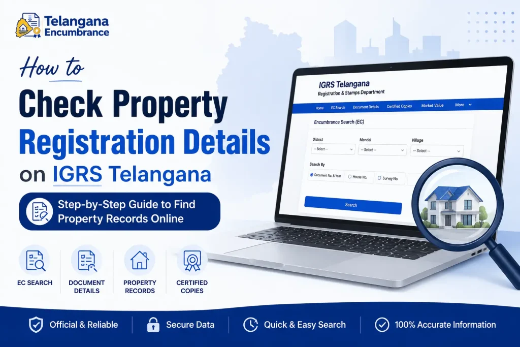 How to check property registration details on IGRS Telangana