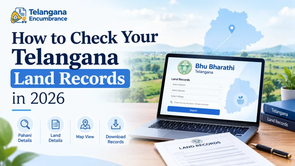 How to check Telangana land records online in 2026 using Bhu Bharathi