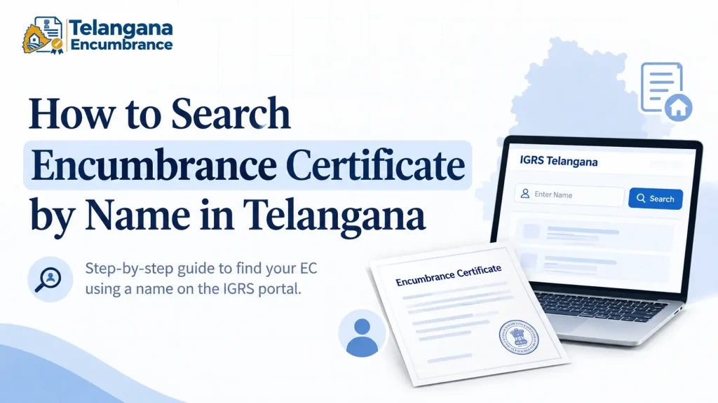 How to Search Encumbrance Certificate by Name in Telangana