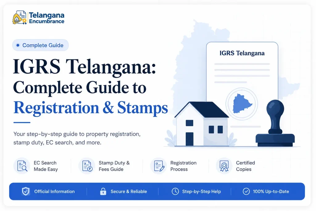 IGRS Telangana complete guide to registration and stamps