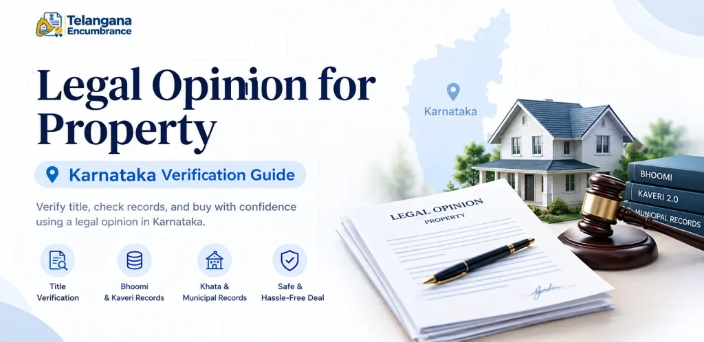 Legal Opinion for Property – Karnataka Verification Guide Legal Opinion for Property Karnataka Verification Guide