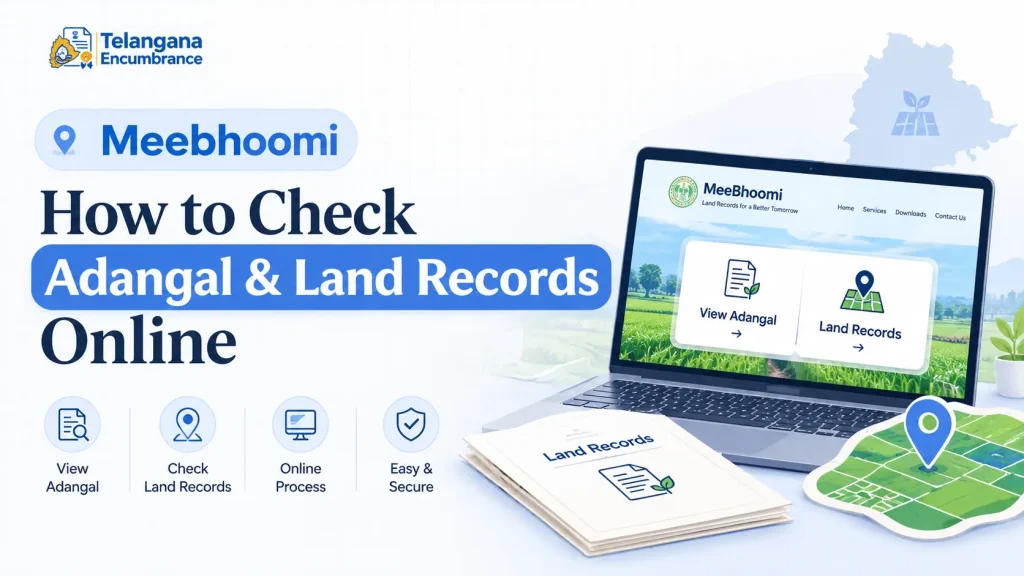 Meebhoomi how to check Adangal and land records online
