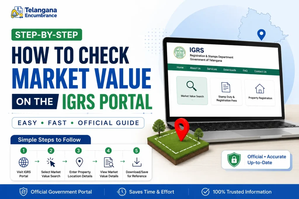 Step-by-step guide to check market value on the IGRS Telangana portal