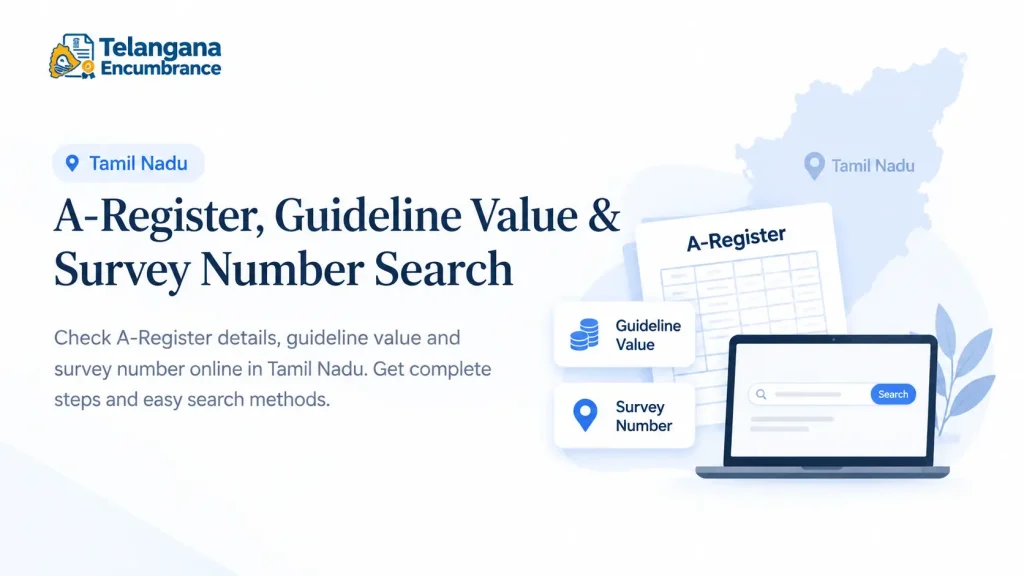Tamil Nadu A-Register, Guideline Value & Survey Number Search Tamil Nadu A-Register, Guideline Value and Survey Number Search online