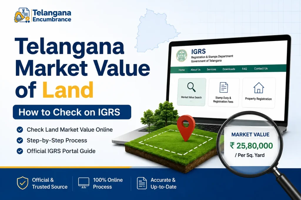 Telangana Market Value of Land – How to Check on IGRS Telangana market value of land – how to check on IGRS