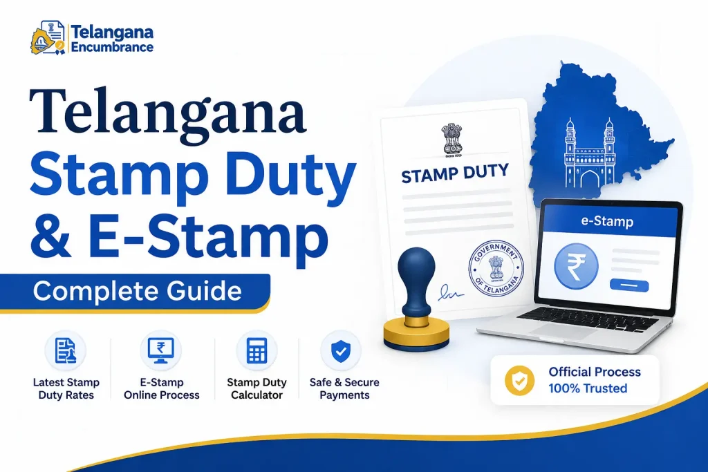 Telangana Stamp Duty and E-Stamp Complete Guide with stamp duty document and online e-stamp process