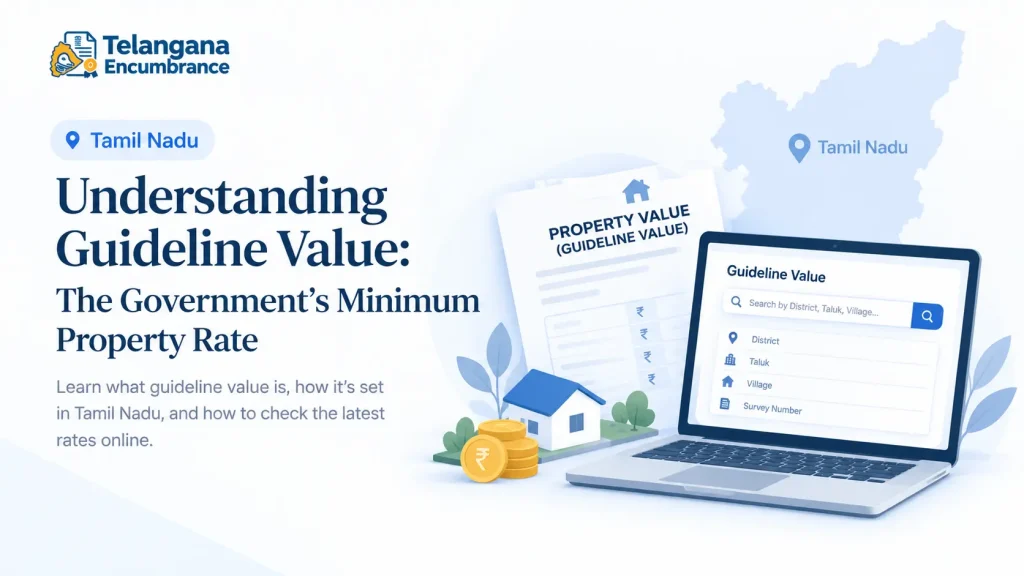 Understanding guideline value in Tamil Nadu and government minimum property rate