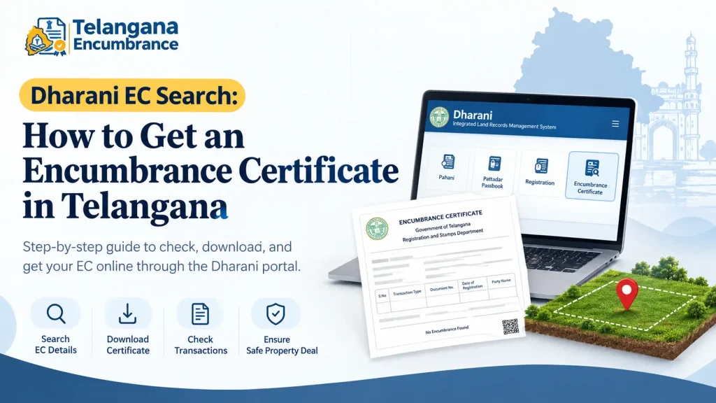 Dharani EC Search: How to Get an Encumbrance Certificate in Telangana