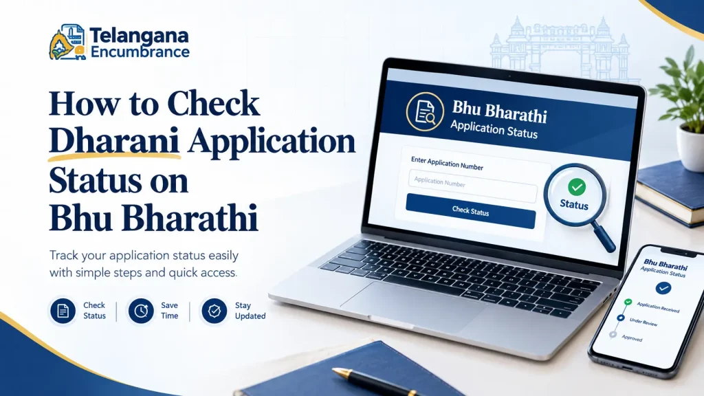 How to Check Dharani Application Status on Bhu Bharathi