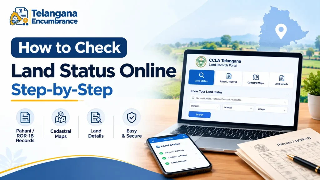 How to check land status online in Telangana step-by-step