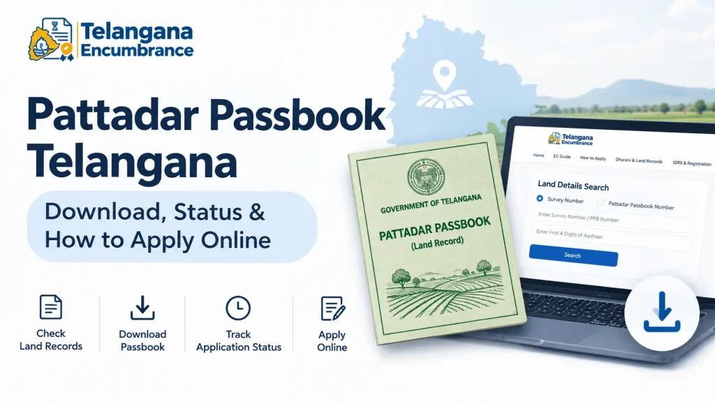 Pattadar Passbook Telangana: Download, Status & How to Apply Online Pattadar Passbook Telangana download, status and online application guide