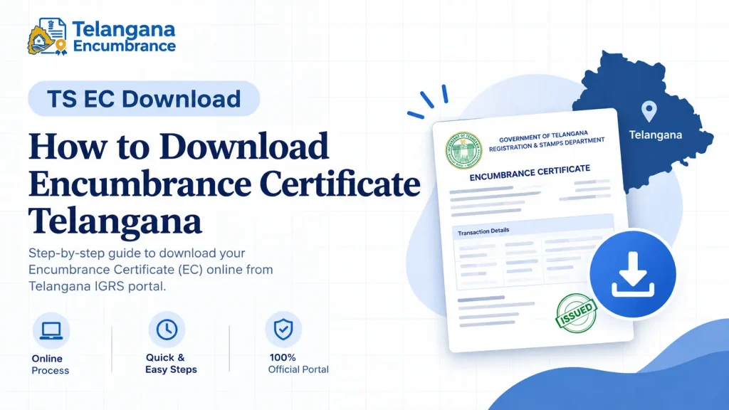 TS EC Download: How to Download Encumbrance Certificate Telangana