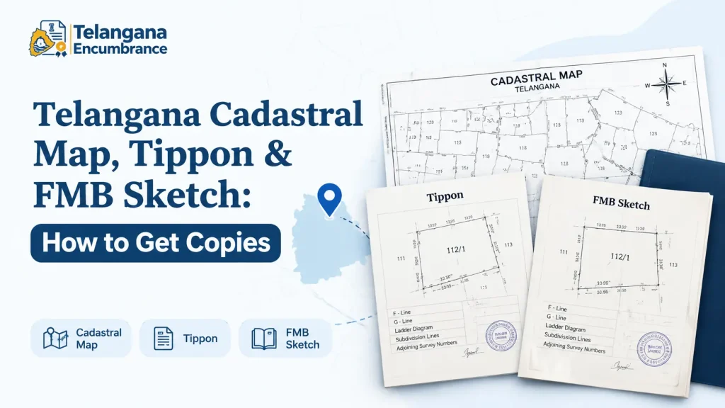 Telangana Cadastral Map, Tippon & FMB Sketch: How to Get Copies Telangana cadastral map, Tippon and FMB sketch guide for obtaining land records copies