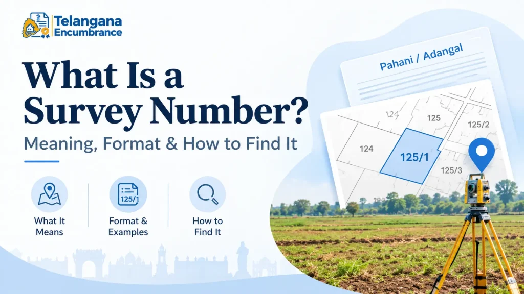 What Is a Survey Number in Telangana - Meaning, Format & How to Find It