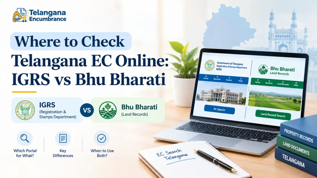 Where to Check Telangana EC Online: IGRS vs Bhu Bharati
