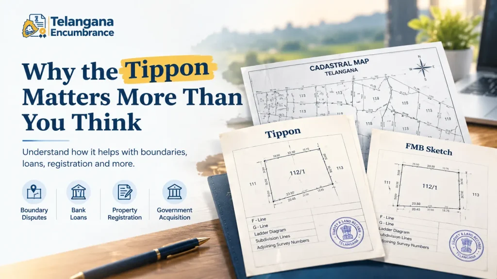 Why the Tippon matters for Telangana land boundaries, bank loans, and property registration
